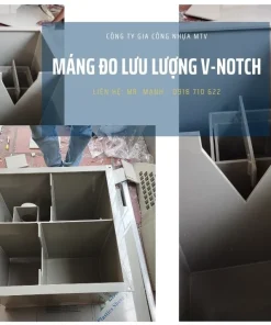 Máng đo và kiểm soát lưu lượng V-notch