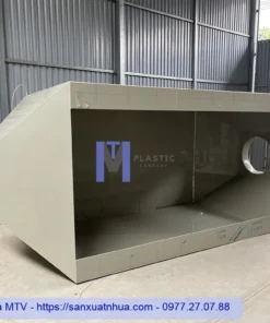 Tháp hấp phụ than hoạt tính bằng nhựa PP bền đẹp giá rẻ đang trong quá trình ghép nối