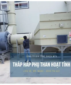 Tháp hấp phụ than hoạt tính trong xử lý khí thải