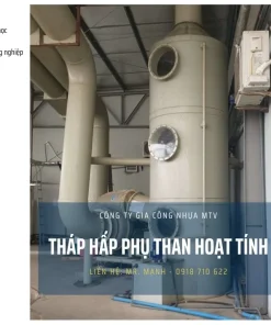Tháp xử lý khí thải axit nhựa PP công suất 20.000m3/h