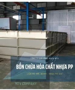 Bồn bể nhựa PP bền đẹp, chất lượng cao
