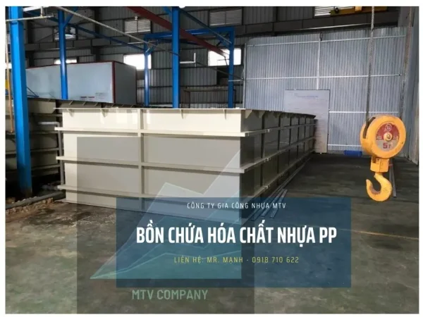 Bồn bể nhựa PP bền đẹp, chất lượng cao