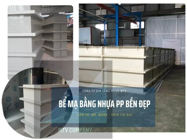 Bồn bể nhựa PP bền đẹp, chất lượng cao cấp