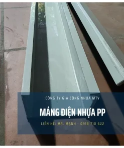 Hình ảnh máng điện nhựa PP kích thước 100x100mm