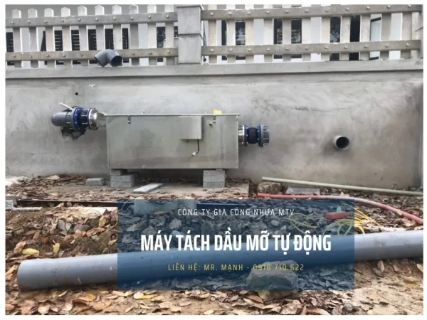 Máy tách dầu mỡ tự động