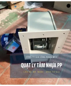 Quạt ly tâm bằng nhựa PP công suất 3,7kw chống ăn mòn