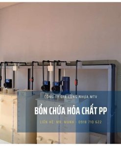 Bồn chứa hóa chất bằng nhựa PP 1000l