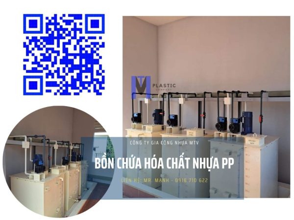 Bồn chứa hóa chất bằng nhựa PP