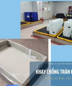 Khay chống tràn hóa chất bằng nhựa PP
