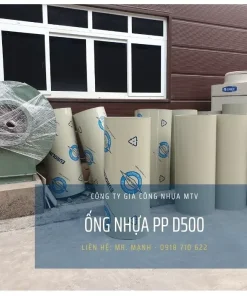 Ống gió nhựa PP giá thành rẻ, bền đẹp