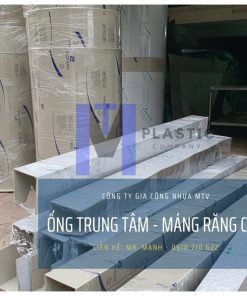 Ống trung tâm và máng răng cưa trong bể lắng xử lý nước thải 2
