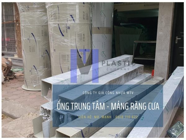 Ống trung tâm và máng răng cưa trong bể lắng xử lý nước thải 2