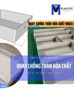 Khay chống tràn hóa chất bằng nhựa PP
