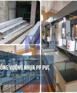 Ống nhựa vuông PP PVC chất lượng cao, giá thành rẻ