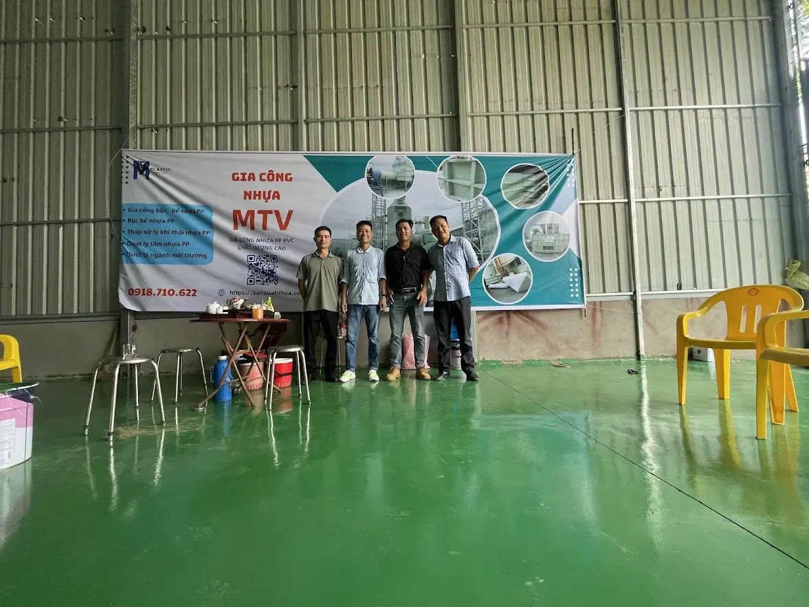 Xưởng sản xuất Công ty Gia Công Nhựa MTV