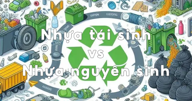 So sánh nhựa nguyên sinh và nhựa tái sinh doanh nghiệp nên chọn loại nào