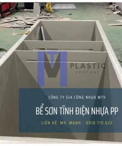 Bể nhúng sơn tĩnh điện bằng nhựa PP chất lượng cao giá thành rẻ, mẫu mã đẹp