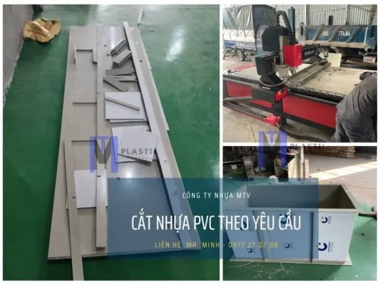 Gia công cắt nhựa PVC theo yêu cầu