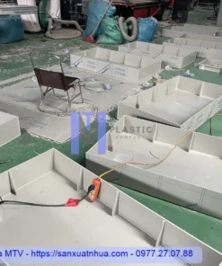 Khay đựng hóa chất được MTV thiết kế và sản xuất linh hoạt kích thước theo yêu cầu của Quý khách hàng