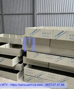 Khay đựng hóa chất bằng nhựa PP giá rẻ của Công ty Gia công nhựa MTV